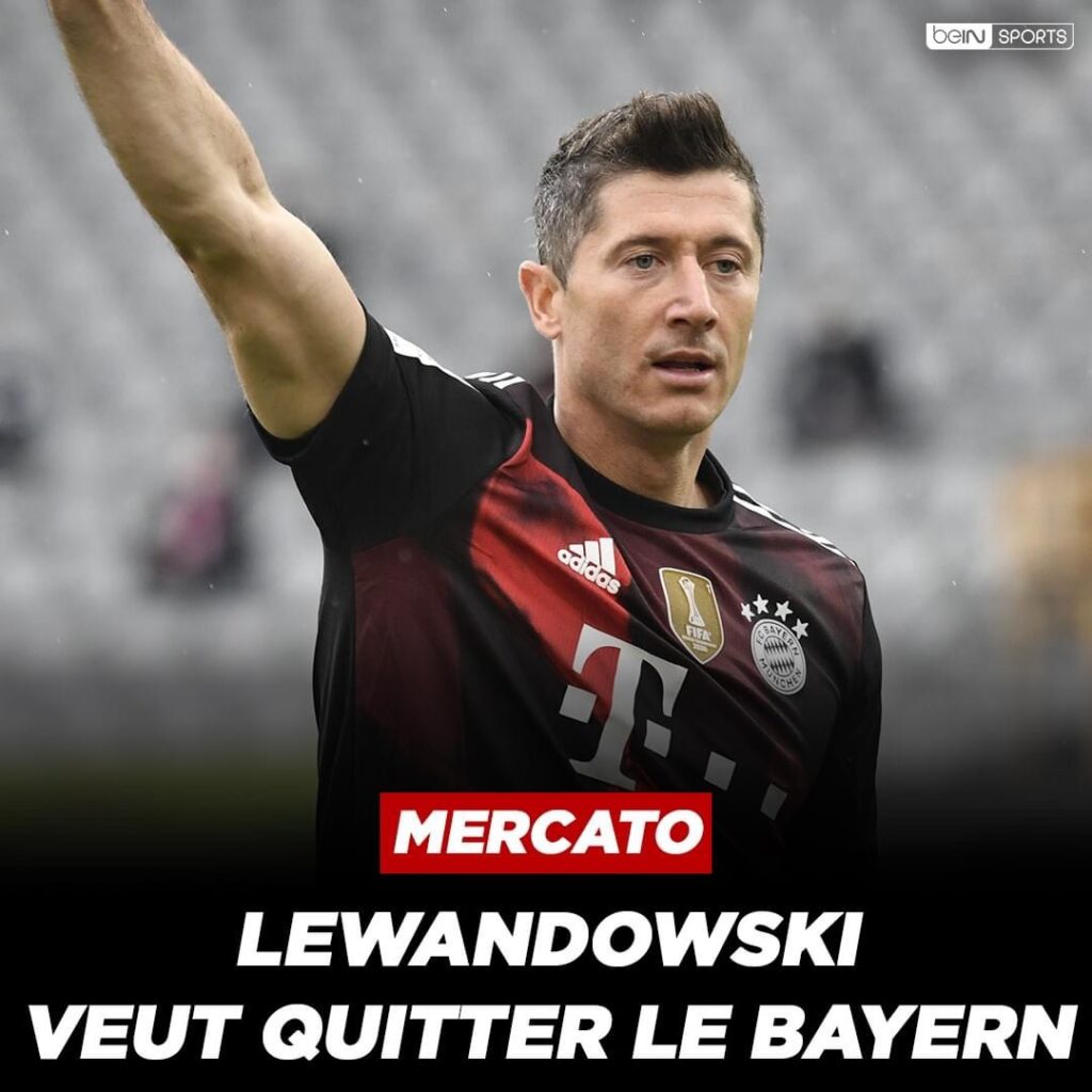 SPORTS: PSG intéressé a Lewandowski..