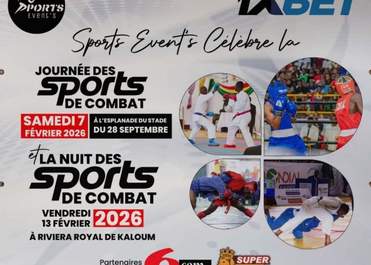 CONAKRY : SPORT’S EVENT’S CÉLÈBRE LA JOURNÉE ET LA NUIT DES SPORTS DE COMBAT LES 7 ET 13 FEVRIER 2026