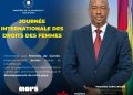 MJS : MESSAGE DU MINSIRRE CELLOU BALDÉ À L’OCCASION DE LA JOURNÉE INTERNATIONALE DES DROITS DES FEMMES  