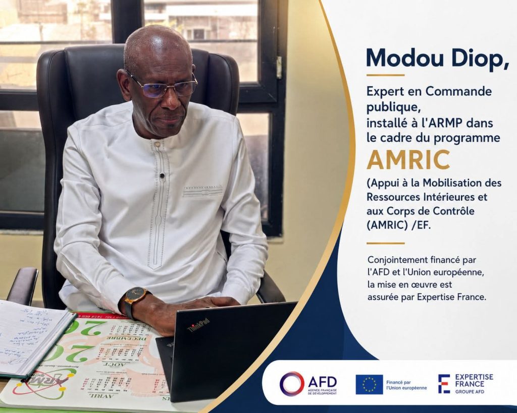 Projet AMRIC : un Expert résident auprès de l’ARMP pour renforcer la commande publique